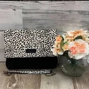 Jane Marie | Bags | Bogo5 Jane Marie Leopard Real Suede 